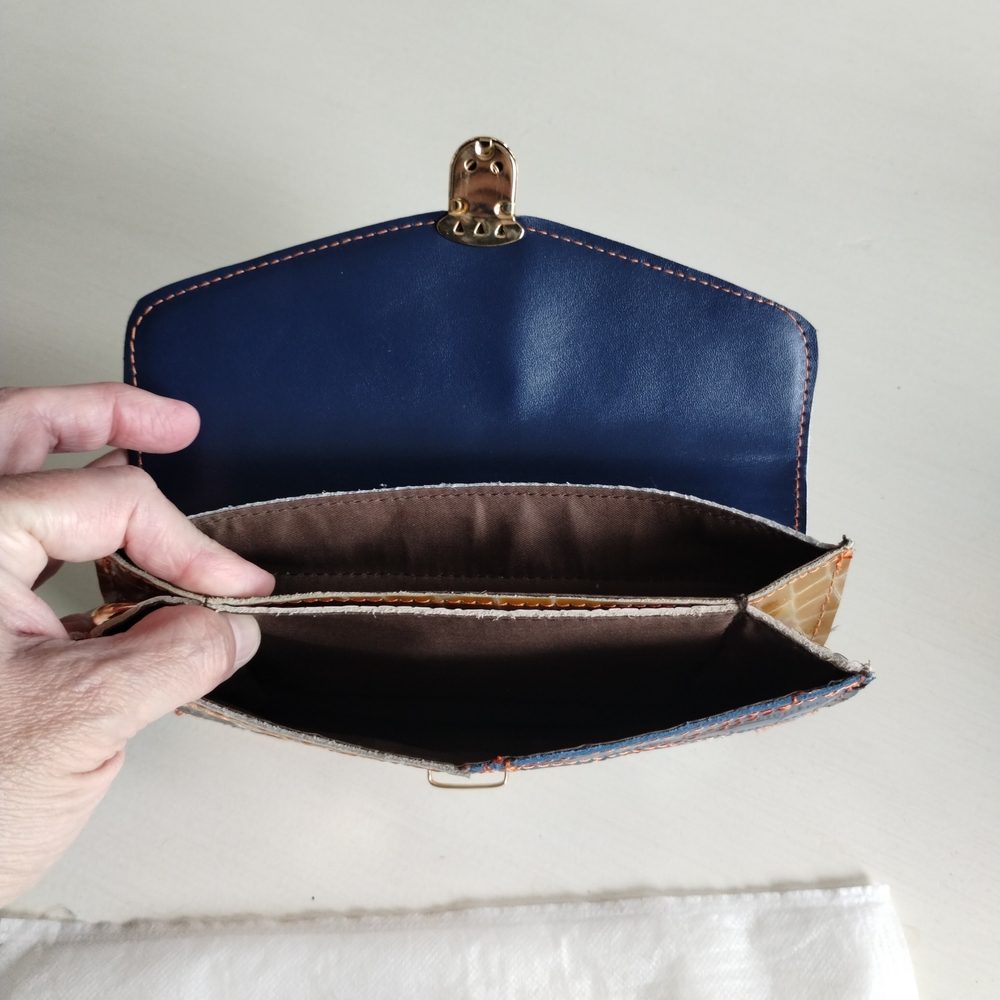 Brand New Multicolor Patchwork Clutch - Crossbody - image 5